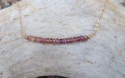 Pink Tourmaline Wailea Necklace