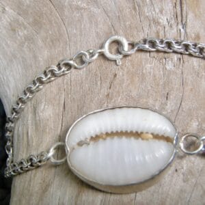 White Cowrie Shell Bracelet