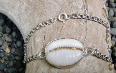 White Cowrie Shell Bracelet