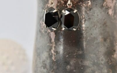 Vintage Black Earrings