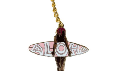 Surf Aloha Key Chain